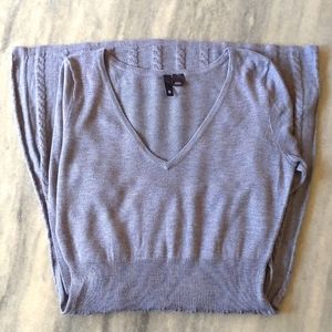 NWOT. H&M Woman's V-Neck sweater dress with stripes.